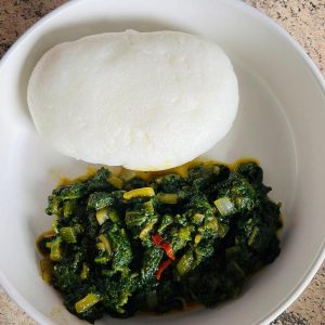 Sadza with Vegetables