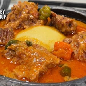 Peanut butter smoked turkey with Sadza